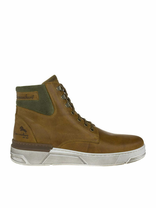 Leder Tabac Braun Stiefel