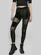 Women's Long Training Legging High Waisted Black