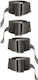 Guilty Pleasure Wrist & Ankle Restraint Set Σετ για Δέσιμο στο Κρεβάτι Black