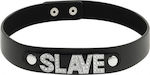 Coquette Hand Crafted Choker Slave Zgardă Black Black