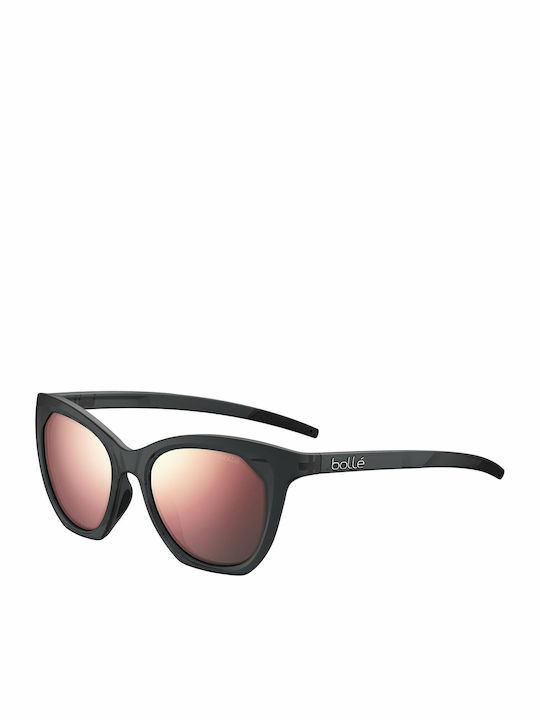 Bolle Prize Unisex Ochelari de soare cu Negru Cadru și Roz Polarized Lentilă BS029003
