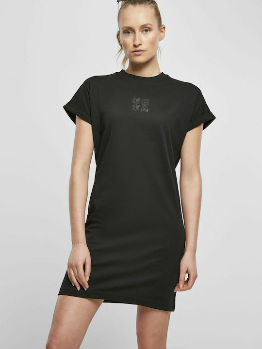 Лятна Mini T-shirt Рокля Черна