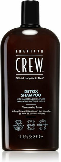 American Crew Detox Shampoos for All Hair Types 1000ml