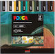 Posca PC-5M Medium 1,8-2,5mm Earth Tones Ακρυλικοί Μαρκαδόροι 2.5mm Σετ 8 χρώματα
