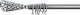 Kipper Ausziehbar Metallisch Vorhangstange Cone Einfach Φ25mm 120-210cm Grey Silver