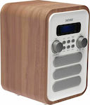 Denver DAB-48 Tragbares Radio DAB+ mit Bluetooth Weiß