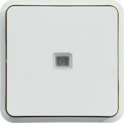 Hager Cubyko Complete Wall Push Staircase Butto...