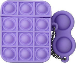 Bubble Pop Case Silicone in Purple color for Apple AirPods 1 / AirPods 2