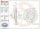 Brembo Σετ Δισκόπλακες Εμπρός για Fiat Grande Punto / Punto / Punto Evo Lancia Ypsilon Opel Adam / Corsa