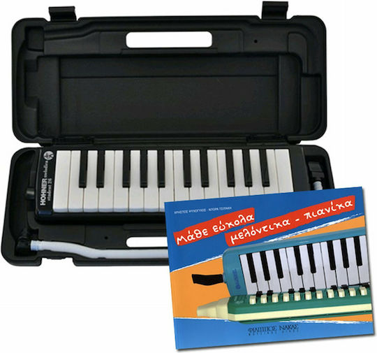 Hohner Melodika 26 Tasten Student 26 Schwarz Musikbuch-Paket