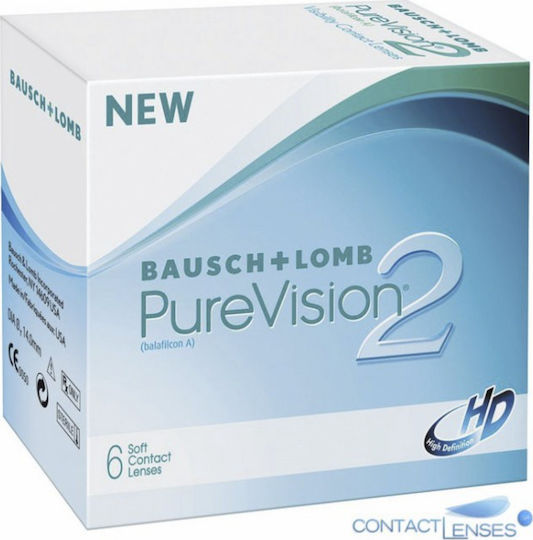Bausch & Lomb PureVision 2HD 6 Lunar Lentile de Contact Hidrogel de silicon
