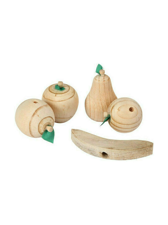 Kerbl Rodent Fruit Toy made of natural wood the rodents and rabbits have to gnaw KERBL