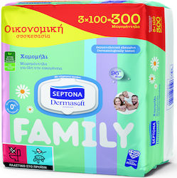 Septona Dermasoft Chamomile 3x100pcs Septona Dermasoft Chamomile 3x100pcs