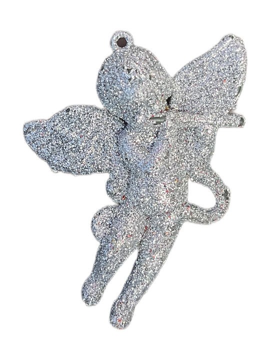 Silver Angel Christmas Ornament