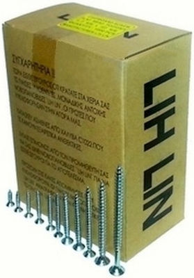 Lih Lin MDF Screw Phillips with Diameter M3 and Length 25mm 1000pcs