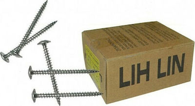 Lih Lin MDF Screw Phillips Galvanized with Diameter M6 and Length 60mm 250pcs