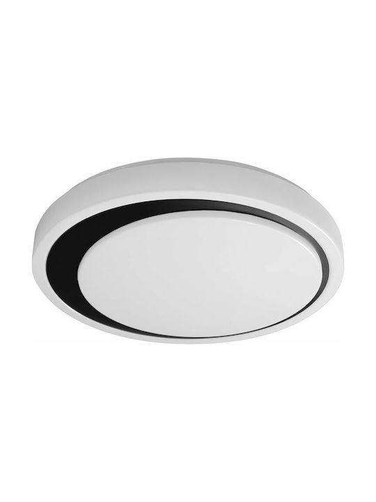 Ledvance Orbis Moon Μοντέρνα Πλαστική Πλαφονιέρα Οροφής WiFi με Ενσωματωμένο LED σε Λευκό χρώμα 48cm