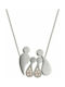 Mertzios.gr Necklace Family from Silver