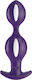 Fun Factory B Balls Jiggle Anal Plug Duo-Silikon Dark Violet 12.6cm