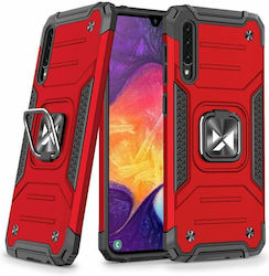Wozinsky Ring Armor Back Cover Plastic Red (Gal...