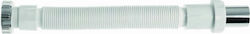 Viospiral Plastic Sink Siphon Flexible White Viospiral Plastic Sink Siphon Flexible White
