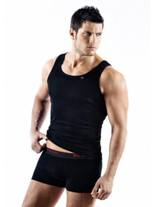 177 Ανδρικές Φανέλες Αμάνικες σε Μαύρο Χρώμα 2Pack