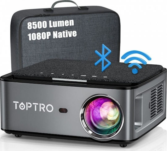 TOPTRO ‎Toptro ‎X1 Projector LCD Full HD LED Lamp with Wi-Fi Black