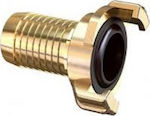 Νο1345 Pipe Niple Fittings Brass 3/4" 25mm