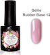Gellie 12 Base Coat for Semi-Permanent Nail Polish Rubber 10ml