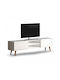 TV-Möbel Hölzernes Plane White L150xB32xH46cm