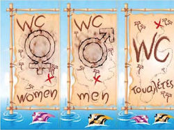 Nakas Plăcuță WC 3x7x14cm 3x7cm Nakas Plăcuță WC 3x7x14cm 3x7cm