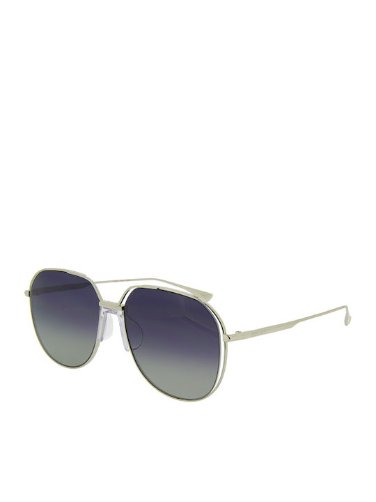 Bolon Damen Sonnenbrille mit Silber Metall Gestell BL7155C90