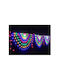 Χριστουγεννιάτικη Γιρλάντα Peacock RGB Φωτιζόμενη Πλαστική Πολύχρωμη