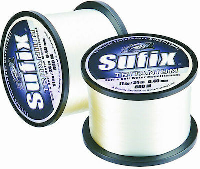 Sufix Tritanium Fishing Line Transparent 860m / 0.4mm / 11kg