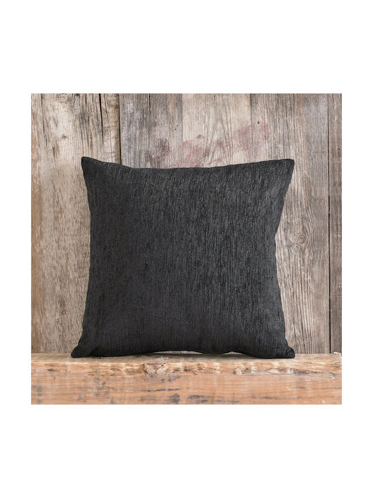 Rythmos Decorative Pillow Case Kidal Black 40x40cm.