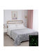 Silk Fashion Decke Star Leuchtend Gray 170x220cm