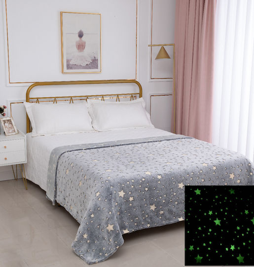 Silk Fashion Decke Star Leuchtend Gray 170x220cm Silk Fashion Decke Star Leuchtend Gray 170x220cm