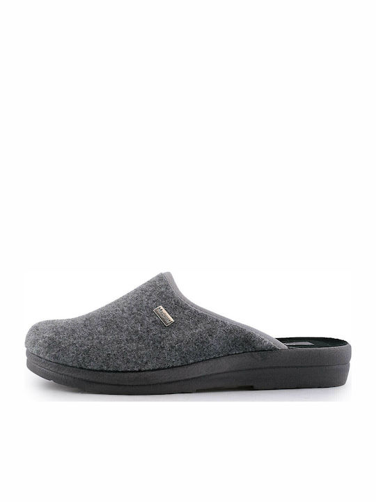 300-0102 Winterliche Herrenhausschuhe Gray 1222-0163-000005