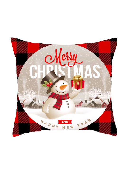 Viopros Christmas Time Collection Χριστουγεννιάτικο Διακοσμητικό Μαξιλάρι Τετράγωνο No. 252 40x40εκ.