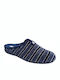 Adam's Shoes Men's Printed Slippers Blue