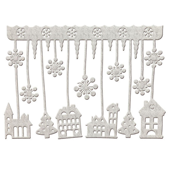 XMASfest Crăciun Autocolante pentru Fereastră 67x48cm. 2buc