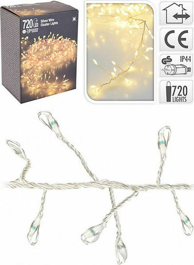 720 Lichterketten LED 7.2m. Warmes Weiß in Zeichenfolge 1Stück