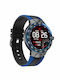 E15 44mm Smartwatch με Παλμογράφο (Μπλε)