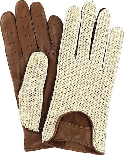 Simoni Racing Men's Kart Racing Driving Gloves Beige