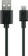 Goobay Regular USB 2.0 to micro USB Cable Μαύρο 0.5m (38659)