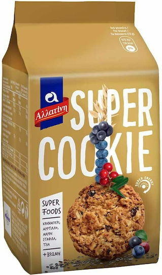 Allatini Biscuits Super With Chips Cranberries & Blueberries 1pcs 180gr