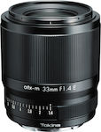 Tokina Full Frame Φωτογραφικός Φακός ATX-m 33mm F/1.4 X Σταθερός για Sony E Mount Black