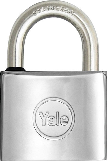 Yale Steel Padlock Brass with Key 30mm 1pcs