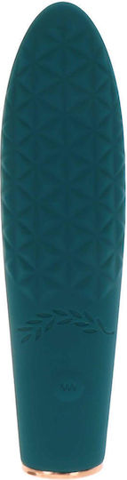 ToyJoy Alyssa Δονητής Bullet Textured Stimulator Vibrator Green Πετρόλ
