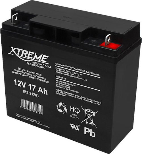XTREME UPS Battery with Capacity 17Ah and Voltage 12V DM-82-212 1pcs